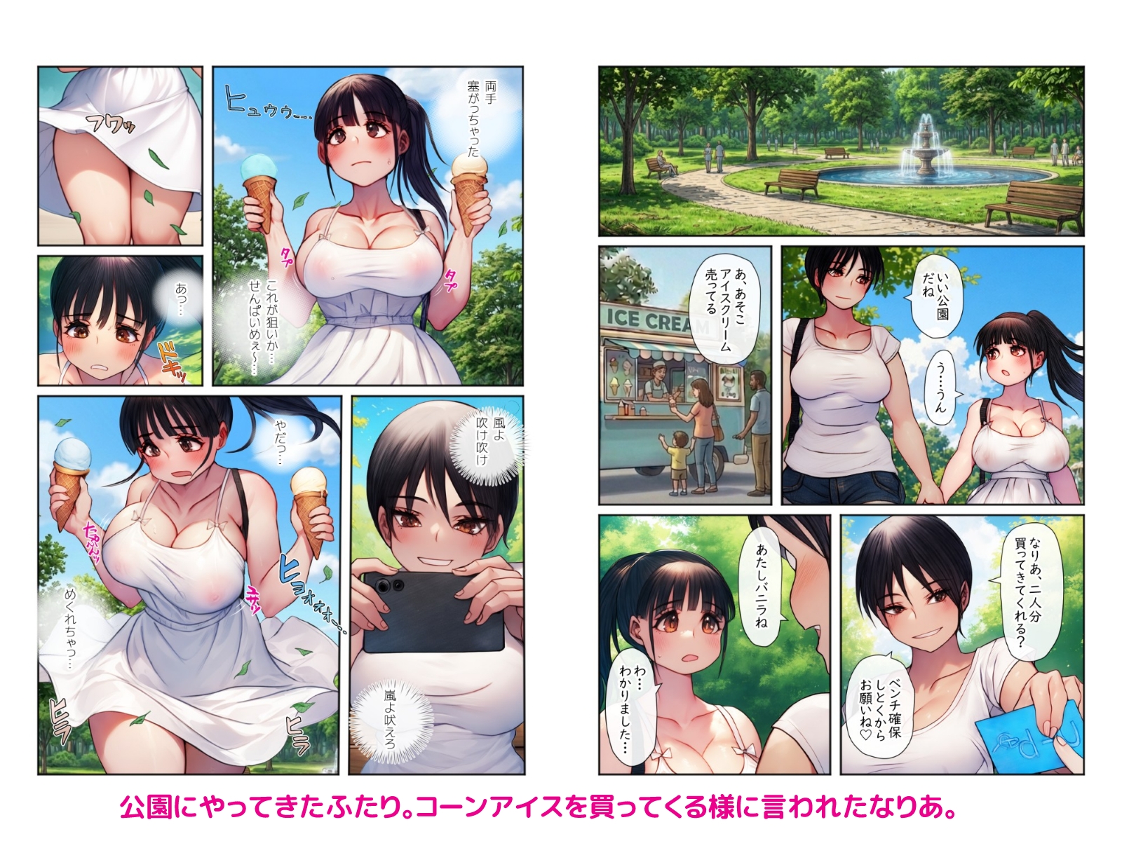 夏風にめくられて ーオールカラー版ー サンプル画像5